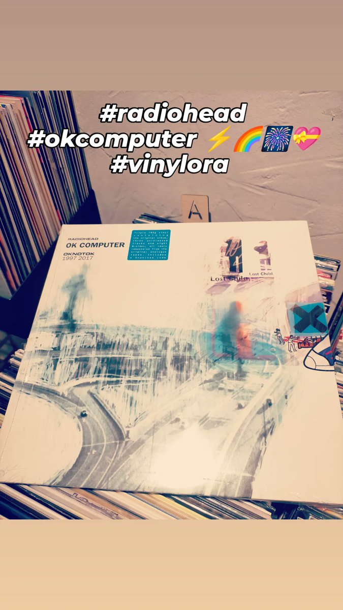 #radiohead #okcomputer ⚡🌈🎆💝
#vinylora #vinylcollection #vinylrecords #vinyljunkie #vinylcommunity #vinylstore #vitoriagasteiz #aldezaharra #lacorre #saveyourlocalrecordstore  vinylora.com