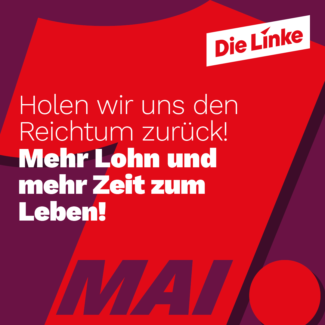 Ich wünsche  einen kämpferischen 1.Mai. Feiern entfällt solange wir extrem hohe Kinderarmut haben, der Mindestlohn nicht bei 15€+ liegt, Mietpreise explodieren. Grundversorger wie Strom, Wasser gehören rekommunalisiert. Erst dann können wir feiern.