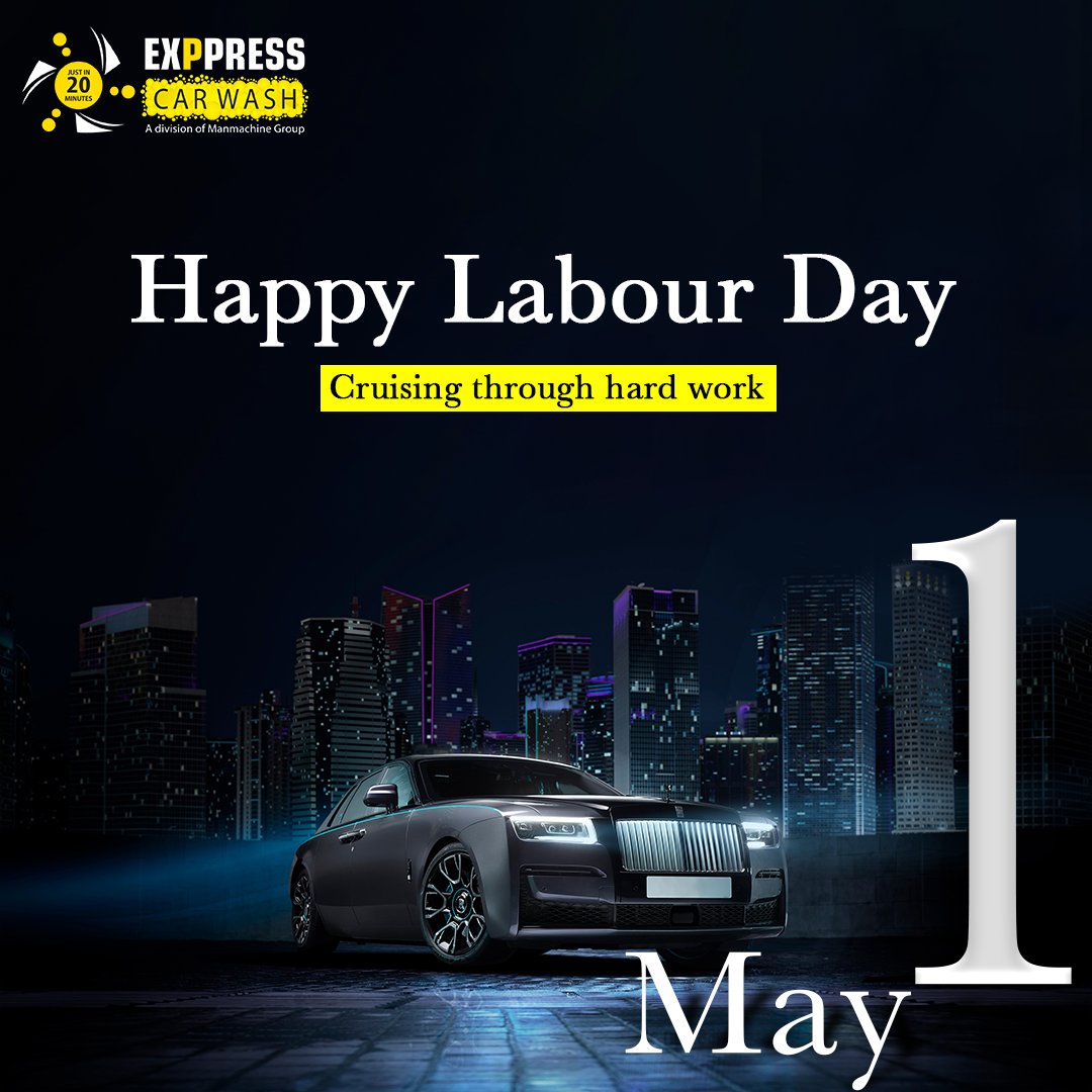It is labor indeed that puts the difference on everything.”

FOLLOW - @exppresscarwash.official
✅ 𝗗𝗠
✅ Call: +91-80-100-44000 📲

#labourday #mayday #may #labour#happylabourday#exppresscarwash#carwash#cardetailing