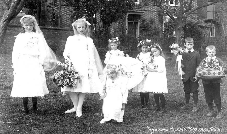 Harborough Magna, May Day 1914.