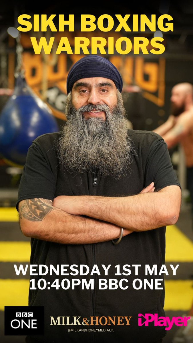 Tonight’s the night! 🥊 Don’t miss ‘Sikh Boxing Warriors’ airing on BBC One at 10:40pm! Spread the word, tag a friend and tune in! 📺 #SikhWarriorBoxers @milkandhoneyprd @BBCOne @BBCiPlayer