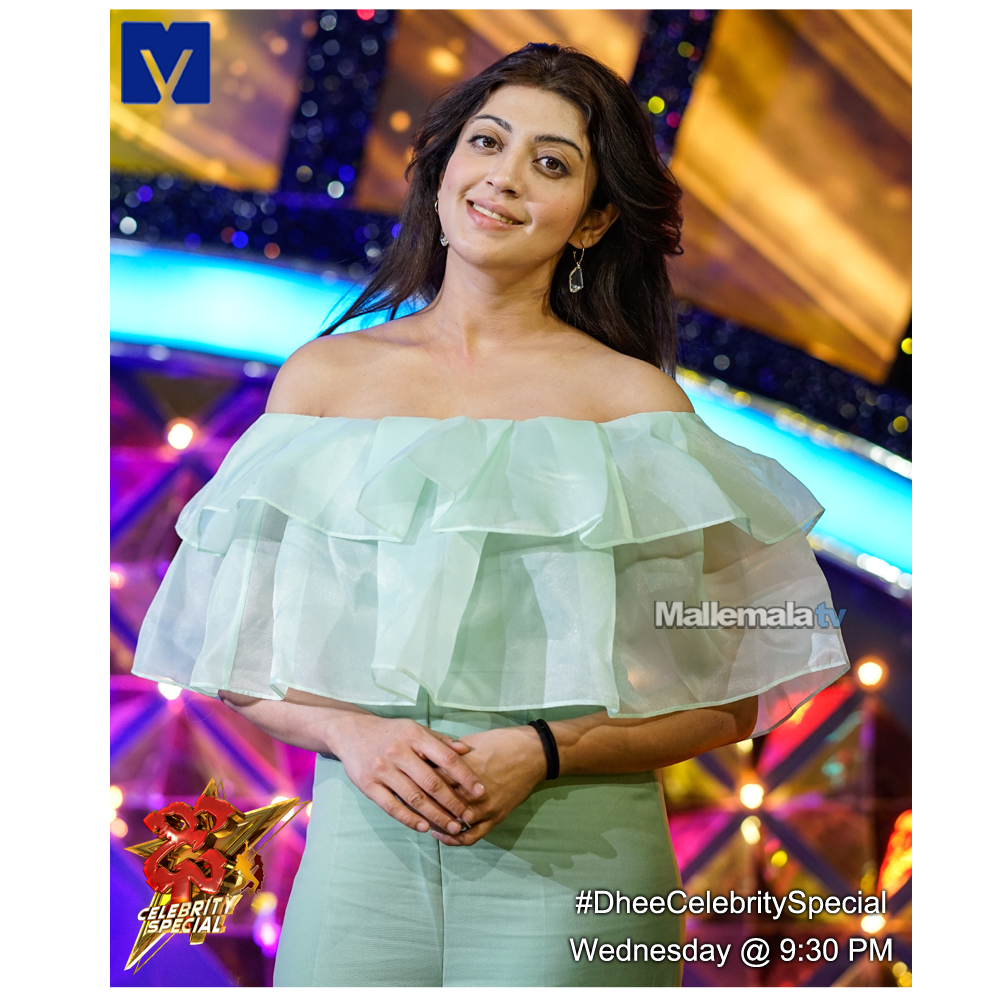 mallemalatv's tweet photo. #PranithaSubhash #DheeCelebritySpecial #DCS #DheeNewSeason https://t.co/sqNeA7tDLO