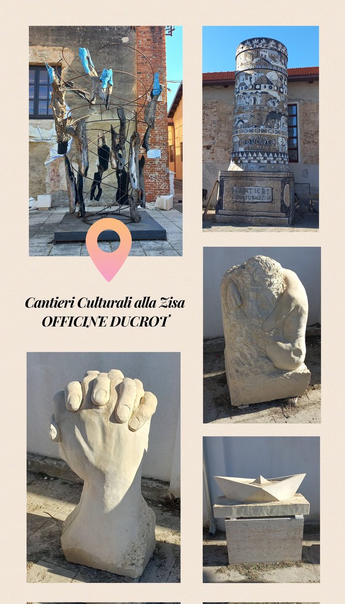MiriaMancusoart's tweet photo. #sculptureart in #Palermo - Cantieri Culturali alla #Zisa - Officine Ducrot
.
#MiriamMancusoArt
#art #sicily #sculpture #university #campus #theater #music #event #fire #painting #streetart #humanity #memories #suffering #hope #walkingaround #walking #maiolica #wood #woodart https://t.co/TXJZqIXSvS