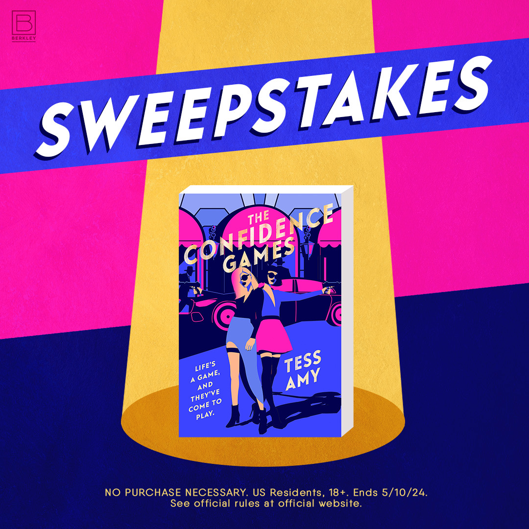 If a modern-day Thelma and Louise meets Ocean's 8 sounds like your jam, then listen up because my publishers are running a sweepstakes for 5 copies of THE CONFIDENCE GAMES 🥳 #BookTwitter Open to US residents and closes 10 May. Enter here: sites.prh.com/the-confidence…