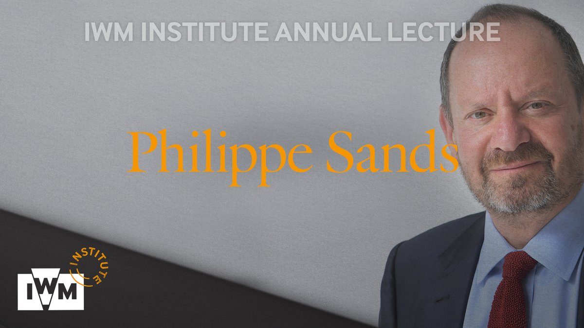 Last week we welcomed author, renowned human rights lawyer and UCL Law Professor Philippe Sands to IWM London to deliver the IWM Institute Annual Lecture 2024. It is now available to watch in full on the IWM YouTube channel. Watch now: bit.ly/49suO3j