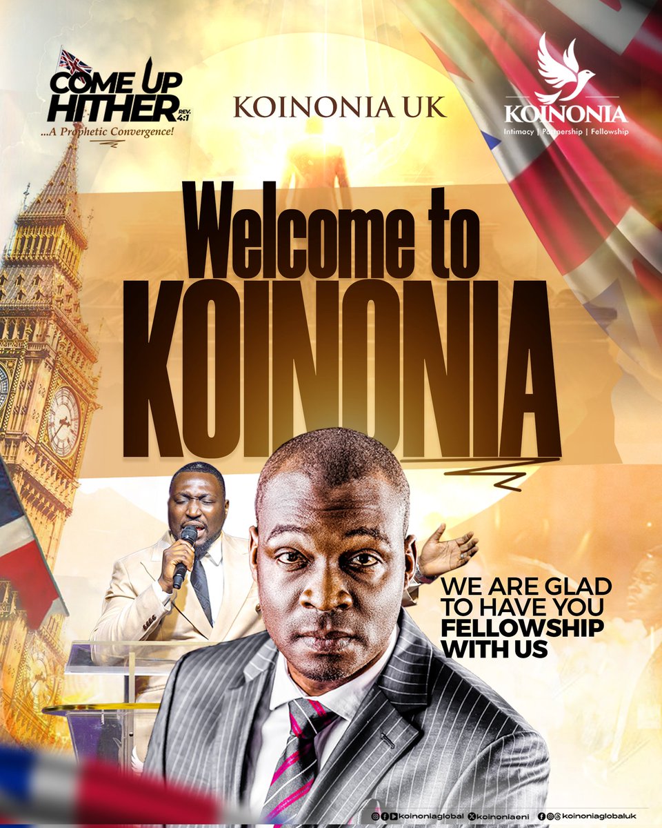 ”But as it is written, Eye hath not seen, nor ear heard, Neither have entered into the heart of man, The things which God hath prepared for them that love him.“ 1 Corinthians 2:9 (KJV) With great joy in our hearts, we welcome you to the Koinonia UK Service: Come Up Hither. In…