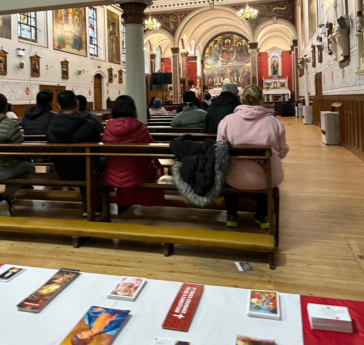 A huge thank you to Canon Kieron and the parishioners of St John the Baptist, East Brighton for their generosity and welcome at the appeal last weekend. I look forward to visiting the Brighton University Catholic Society later in the year. @ABDiocese @acn_uk