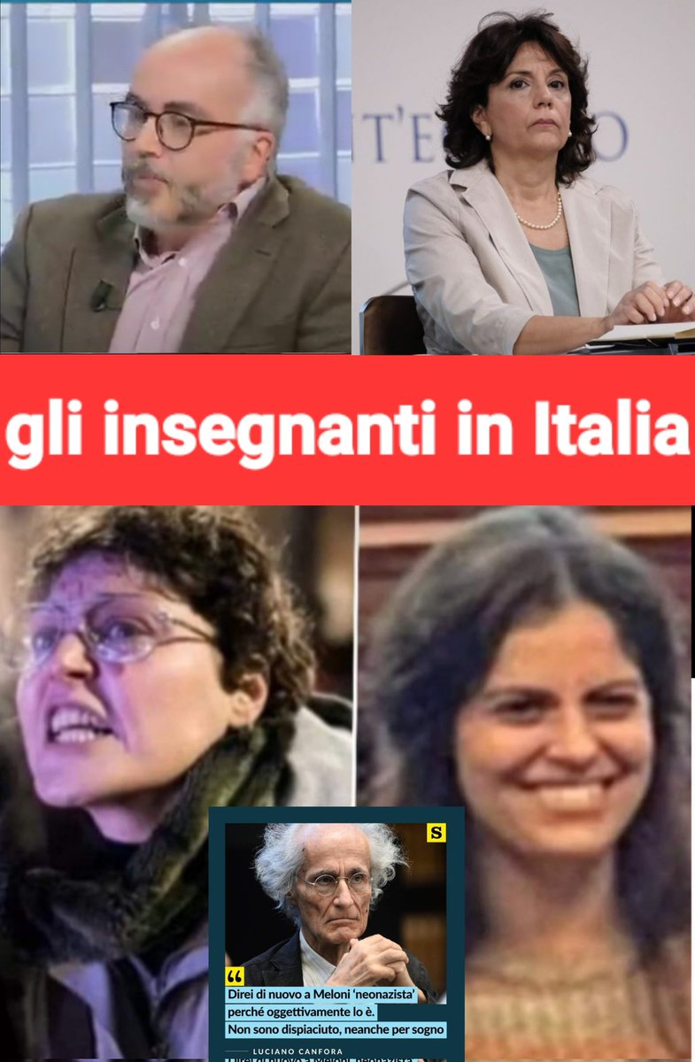 @doluccia16 Certo..abbiamo docenti modello..vergognatevi 🤡🤡🤡