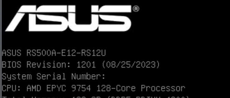 Deploying a few AMD EPYC 9754 128-Core @ our Santa Clara POP. Love this CPU :)