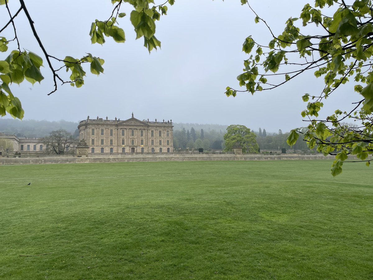 Ethereal #ChatsworthHouse in the mist