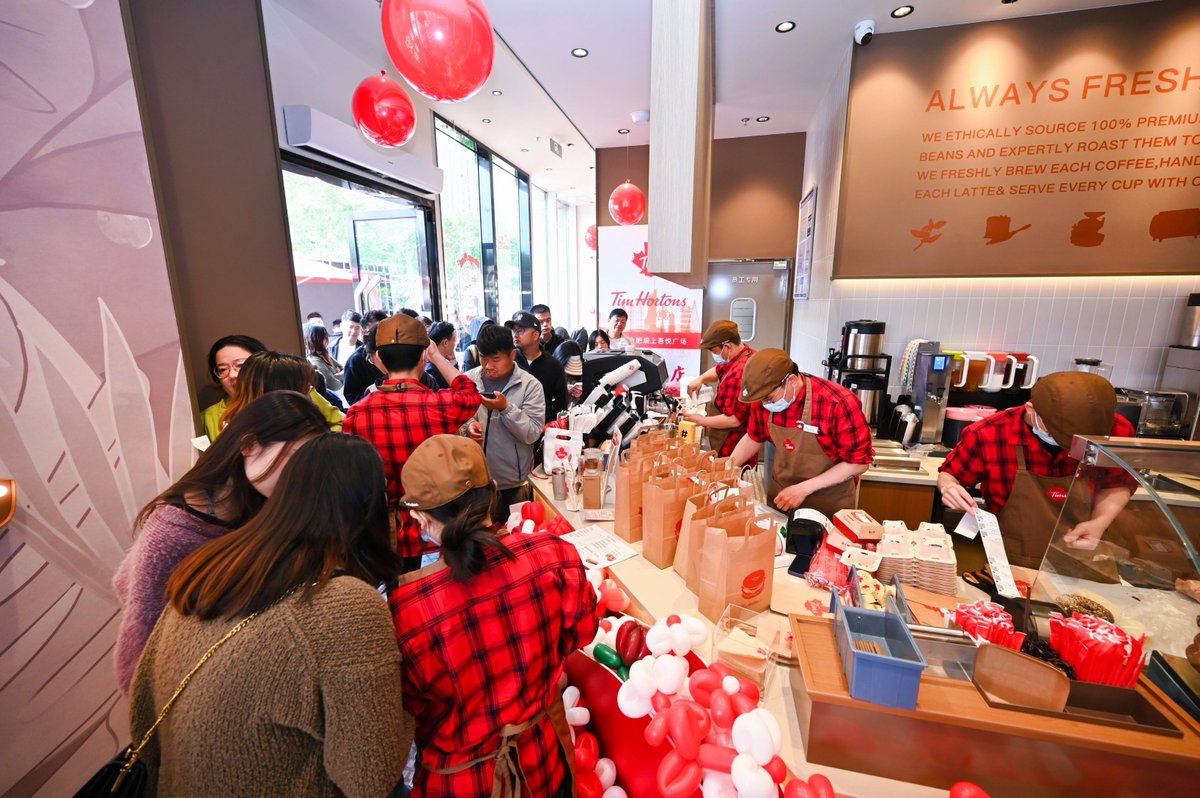 Tim Hortons China tweet media