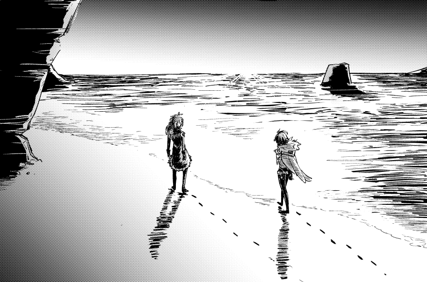スメ~~ルの西の端のカラカラに乾いた砂浜、義兄弟に似合っていいよねという話をした 