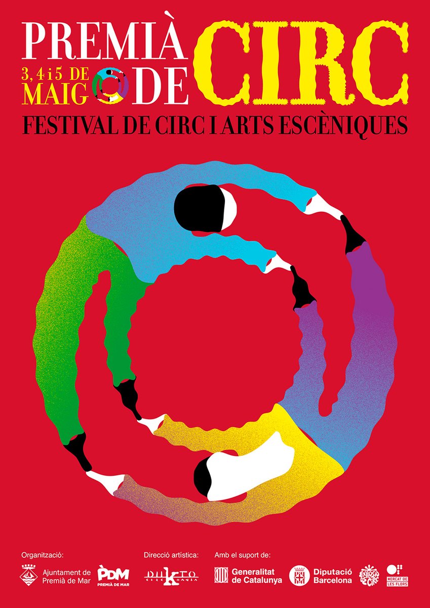 🎪S'acosta el 'Premià de Circ', el festival de circ i arts escèniques de #PremiàDeMar
📅Divendres, dissabte i diumenge vinents, dies 3, 4 i 5 de maig
➡Amb la direcció artística de la Cia Du'k'to, guanyadors de la 2a edició dels premis 'Espai
@lamistat' a la Creació Artística🧵