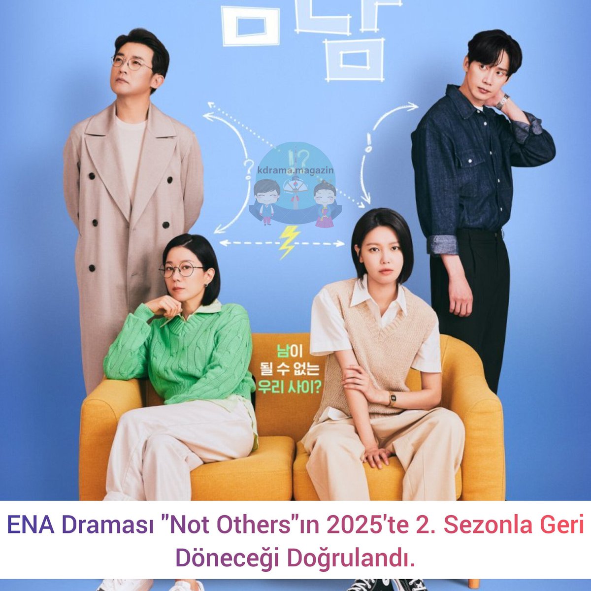 ENA Draması #NotOthers'ın 2025'te 2. Sezonla Geri Döneceği Doğrulandı. #JeonHyeJin #ChoiSooYoung #AhnJaeWook #ParkSungHoon