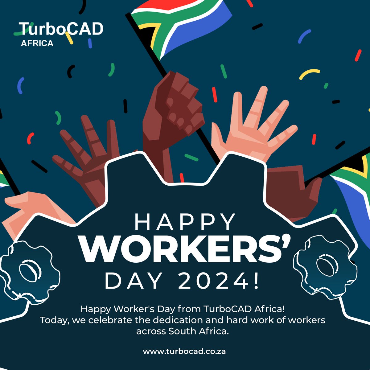 🇿🇦 Happy Worker's Day from TurboCAD Africa! 🇿🇦

Today, we celebrate the hard work and dedication of workers across South Africa. 

#Workersday #WorkersDay2024