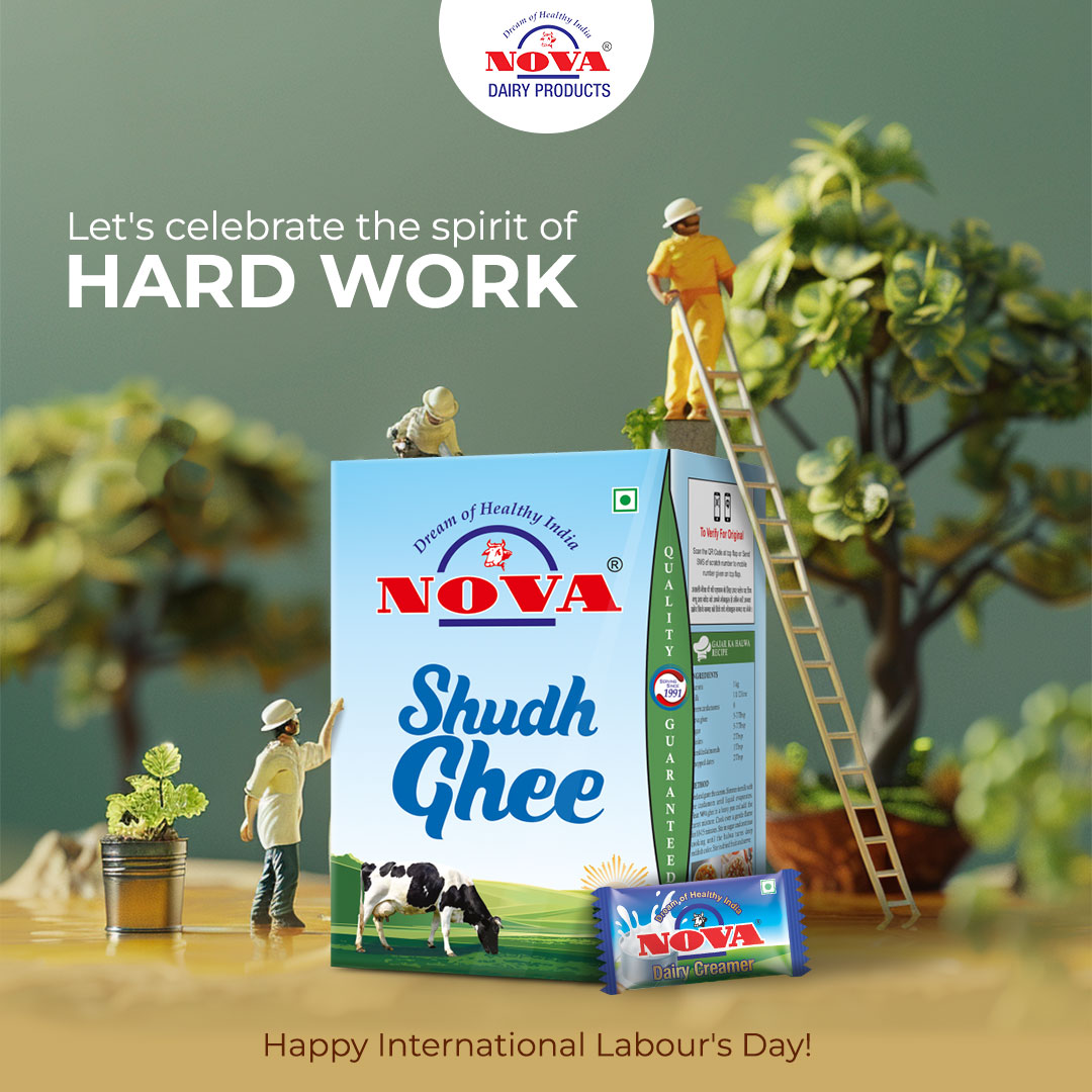 Celebrating  hard work and dedication!
Happy International Labor's Day!

#LabourDayHeroes #WorkersDay #LabourDay2024 #NovaDairy