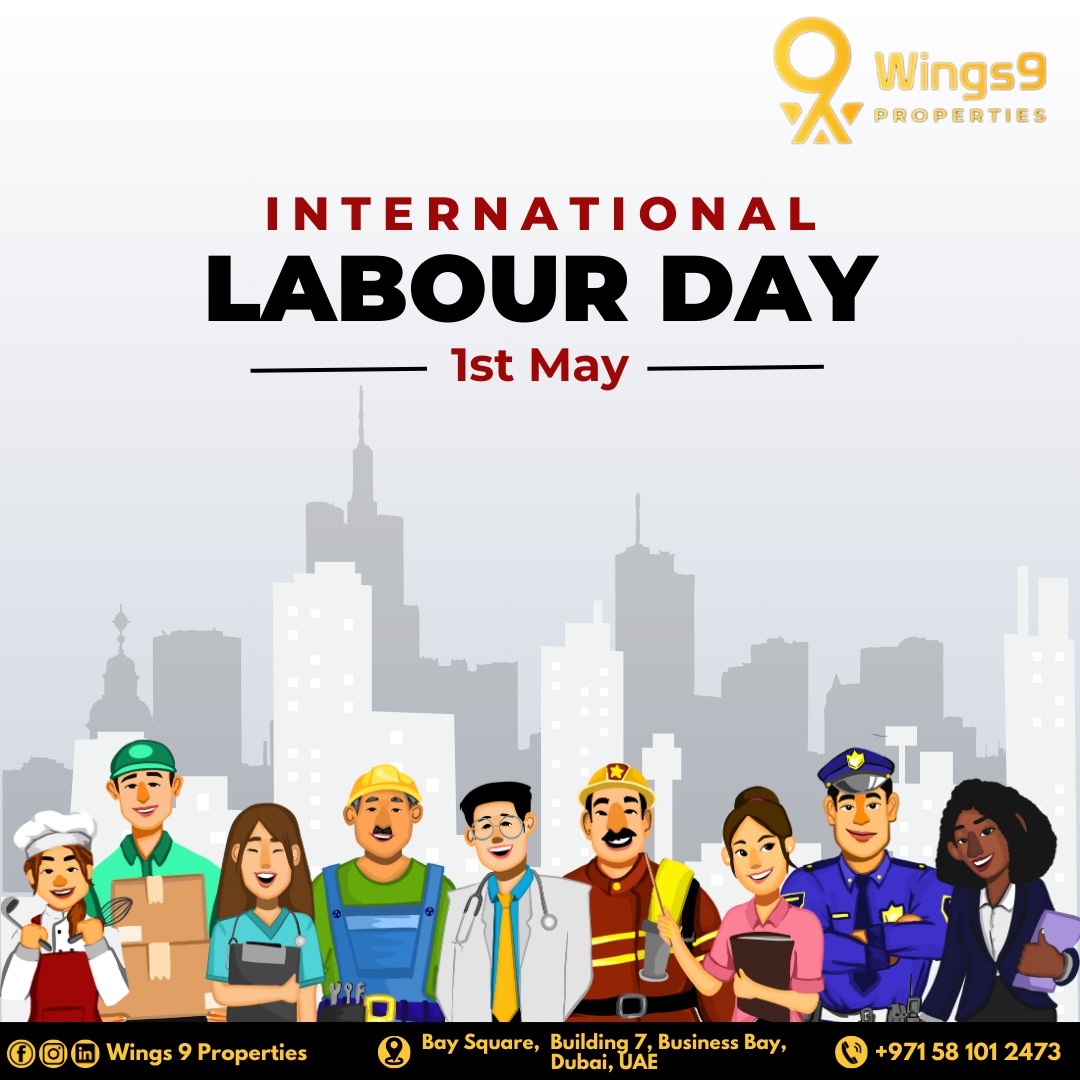 🛠️ Happy Labour Day from Wings 9 Properties!

#labour #labourday #luxury #newlisting #realestate #realestateinvesting #realestateinvestor #realestategoals #dubairealestate #dubairealestatebroker #investindubai #property #propertyinvestment #investor #returnoninvestment