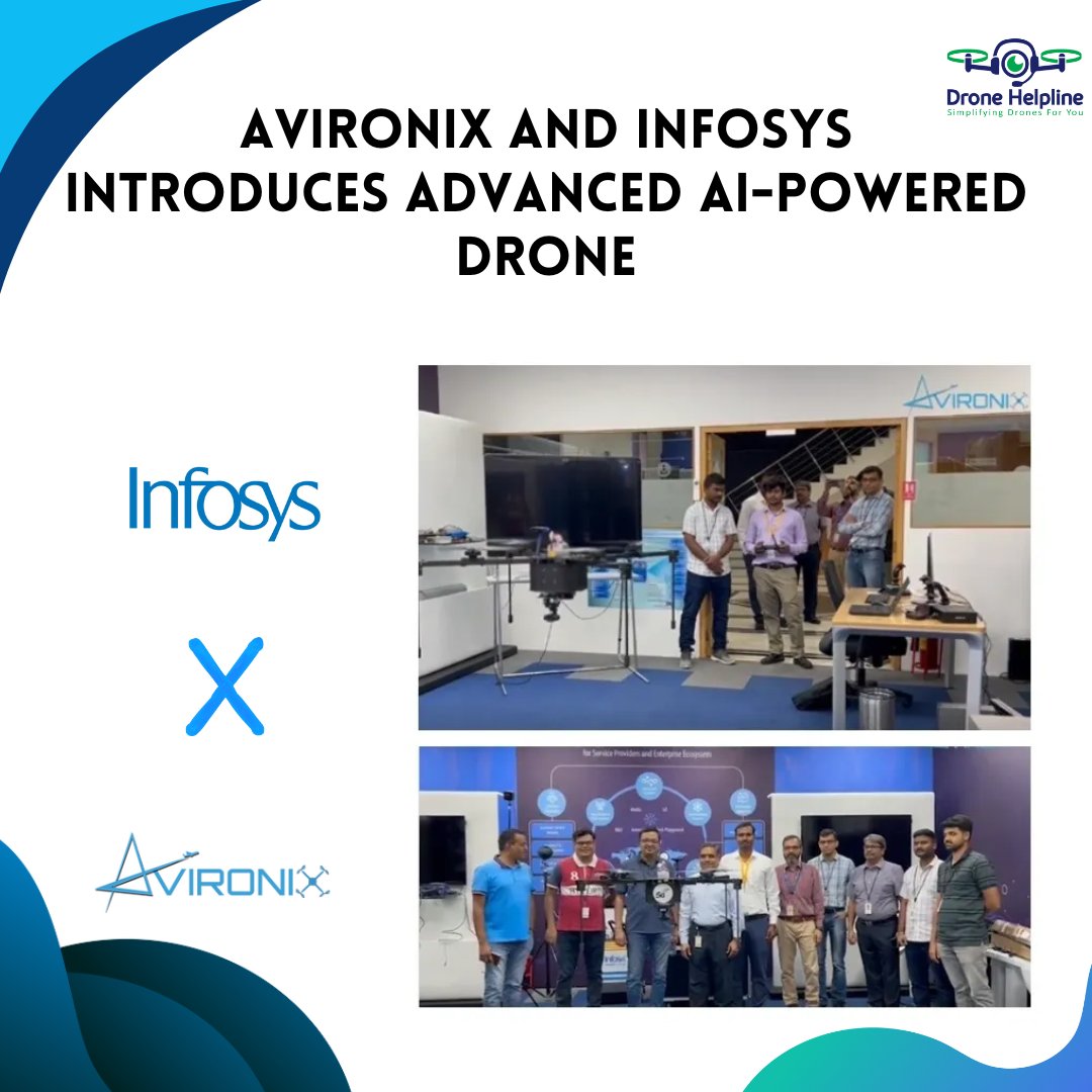 🚀 AvironiX & Infosys launchs an AI Navigation Drone! Level 5 autonomy, SLAM for precision navigation, obstacle detection, and 5G for real-time data. A tech leap in inventory management and more! 🛸📊 #drones #AI #5gindia #dronehelpline #tech Read More: bit.ly/44DXTrP