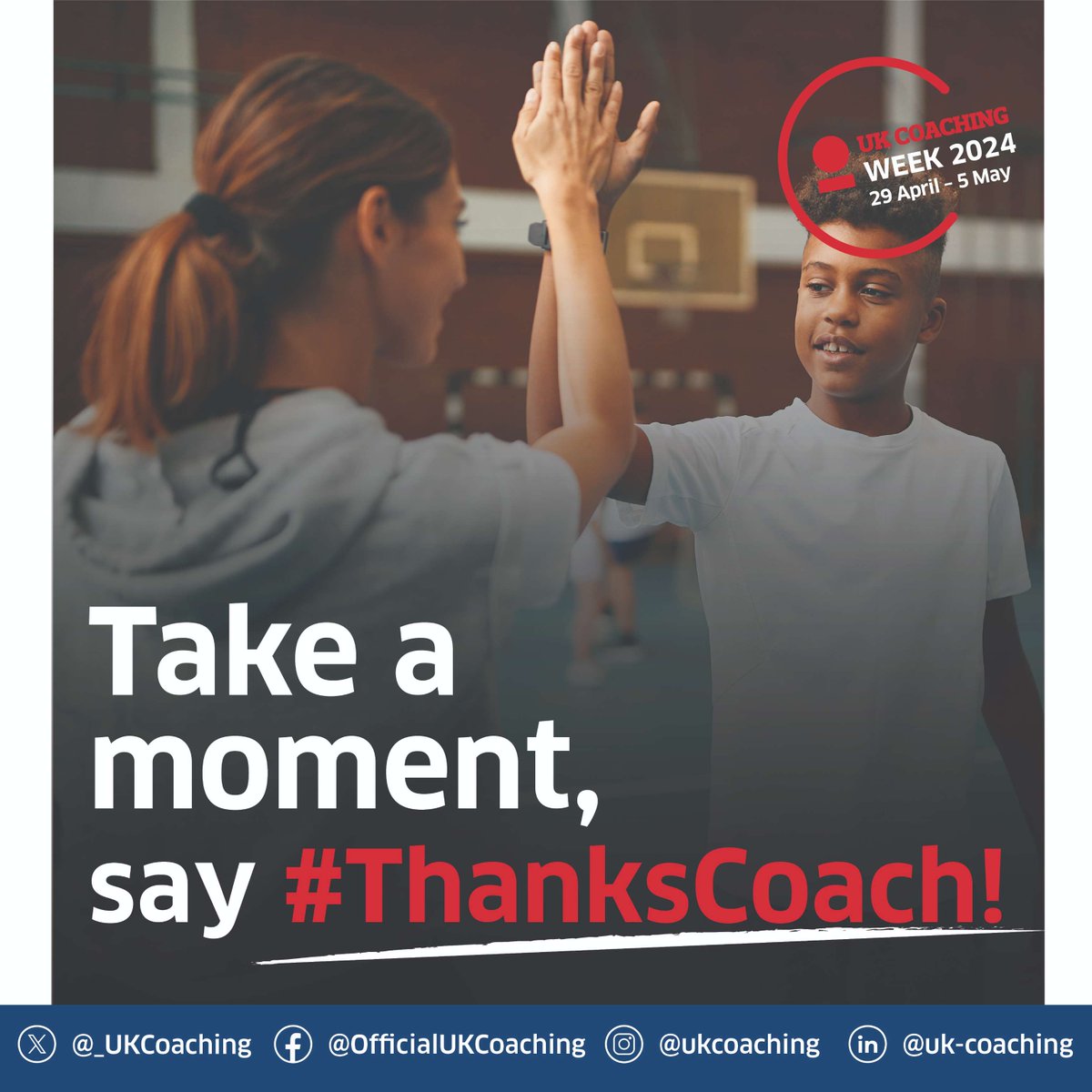 This week, take a moment to say #ThanksCoach. 
It's more than just a thank you; it’s an acknowledgement of the tireless dedication and profound impact coaches & activity leaders have on our lives.
ukcoaching.org/coaching-week