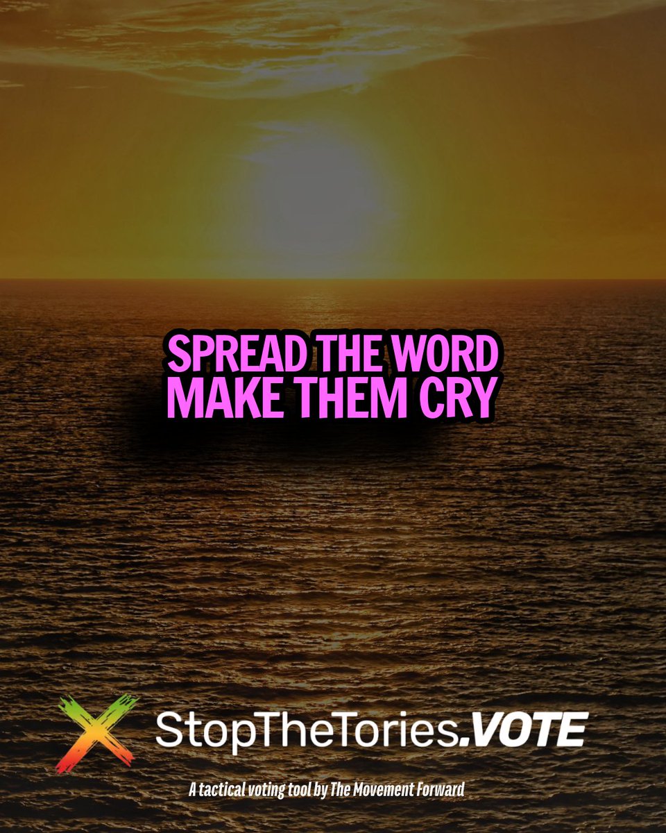 Here’s your Election Eve to do list 1. Remind everyone you know to vote tomorrow 2. Encourage them to vote tactically using #StopTheTories 3. Find your passport, driving license or other form of voter ID 4. Pick a soundtrack to blast whilst on your way to the polling station