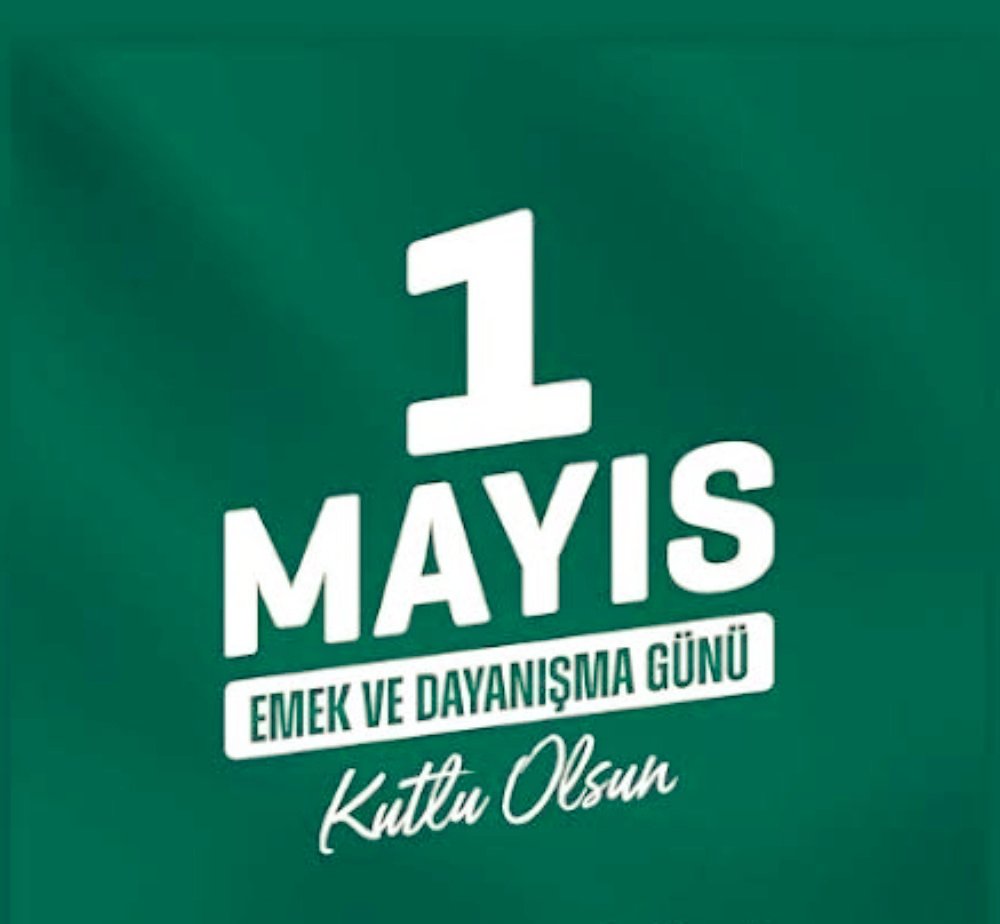 En kutsal kazanç alın teri ile kazanılan helal kazançtır. #1Mayıs ’ta bu helal kazanç üzerine kurulmuş en önemli gündür. @Eytadernegi olarak tüm emekçi kardeşlerimizin, Emeğin, emektarın, alın terinin, dayanışma ve yardımlaşma günü olan #1MayısEmekveDayanışmaBayramı kutlu olsun.