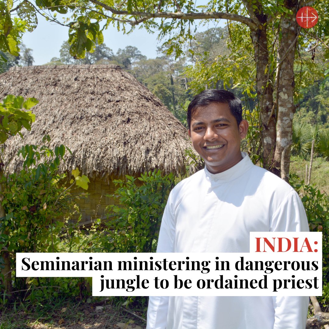 A brave Catholic seminarian who spent his pastoral placement ministering in India’s remote, cobra-infested jungle will be ordained a priest next week. Read the full story: acnuk.org/news/india-sem…
