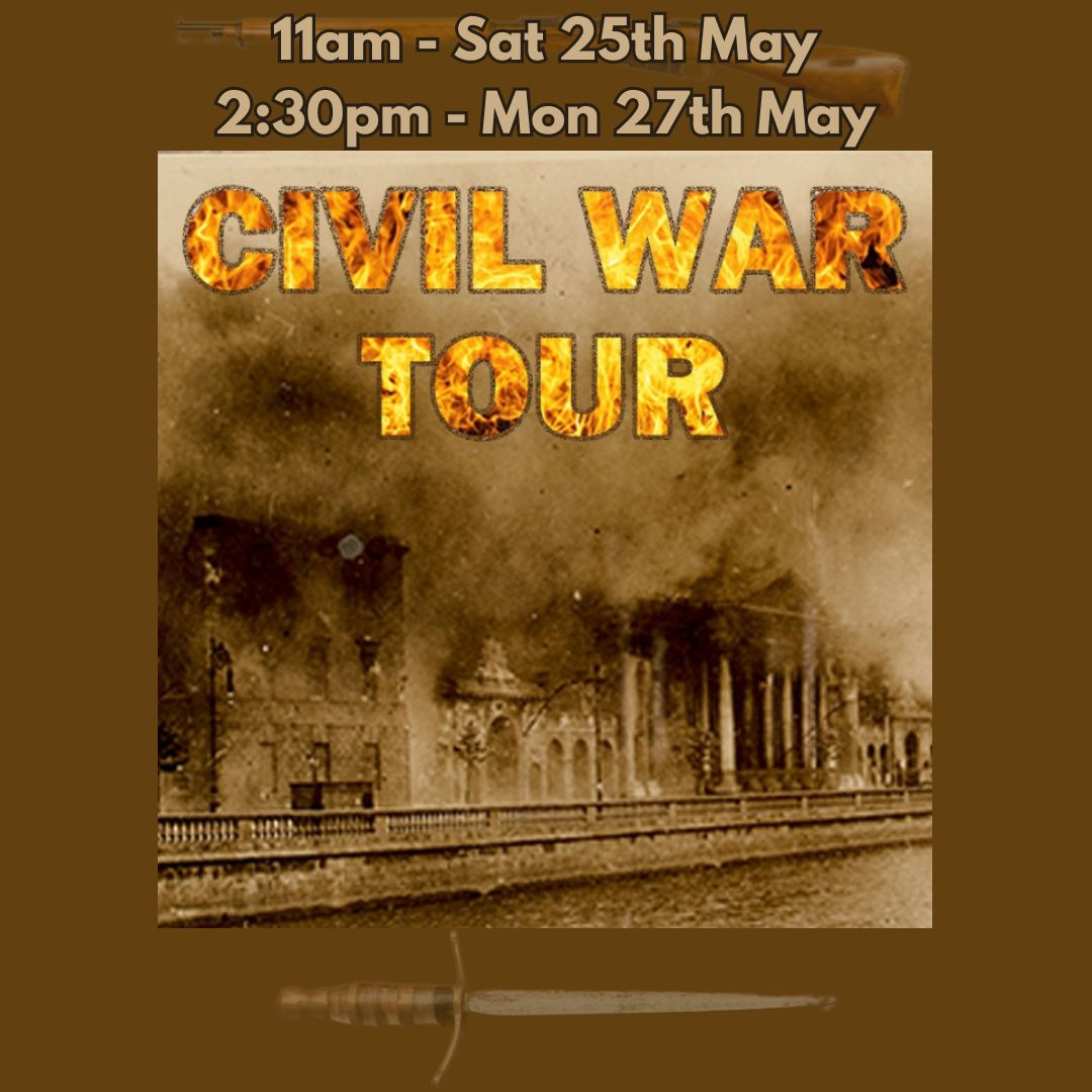This month at the GPO Museum we have some exciting guided tours planned! Join us on 18 May to celebrate International Museum Day On 25 and 27 May for a tour commemorating the Irish Civil War, the effects of which are still felt today. Tickets: anpost.com/Witness-histor…