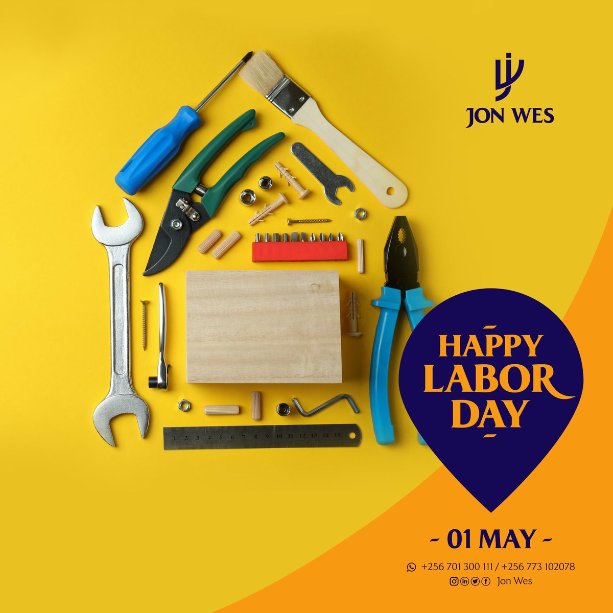 JonWesgroup's tweet photo. Happy Labor Day! 

Celebrating hard work, dedication, and the achievements of every worker out there. 🛠️💼

 #LaborDay #LaborDay2024 #Labour #Trending #viral #viral2024 https://t.co/m69mww9VzW