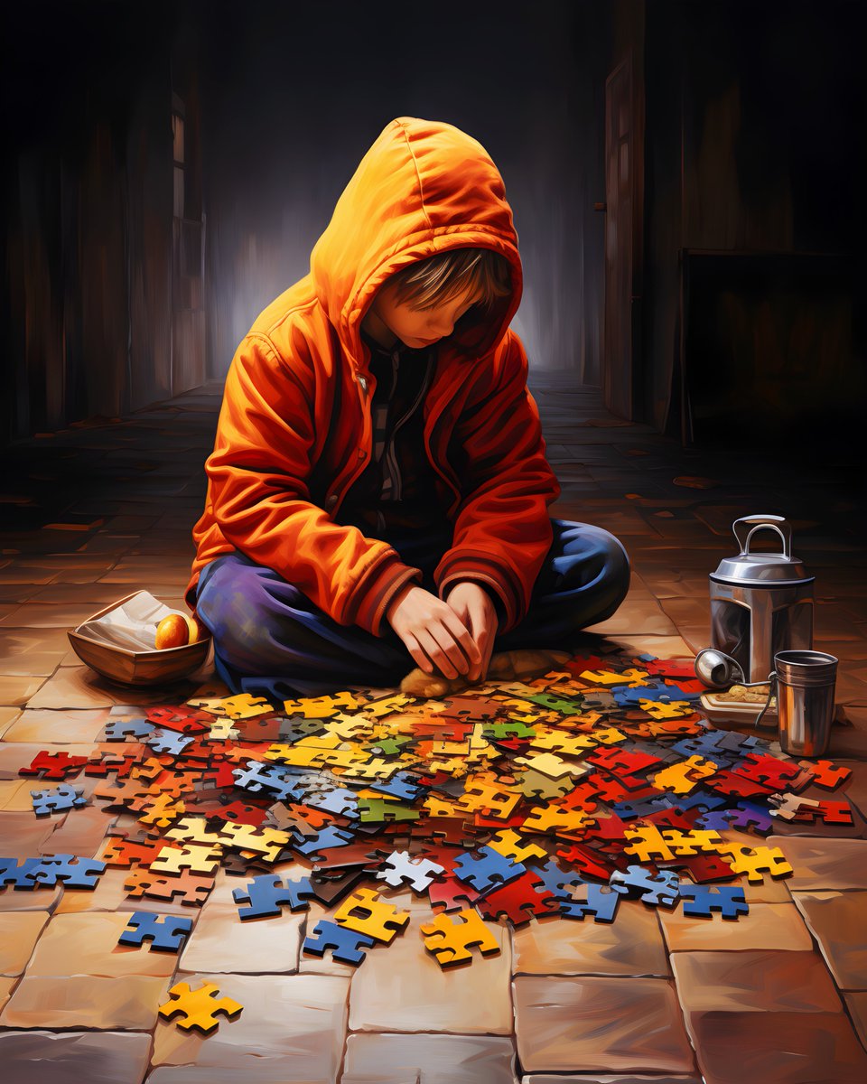 <a href="/VAVortex/">VAVortex | AI Art | Metaverse | MoonMars🚀🌙</a> <a href="/objktcom/">objkt</a> #VAVortexArtDay #AIART10K #GlobalAutismProject #VAVortexArtDay #AutismAwareness 

Hello dear,
Here's my submission.
Title: Pieces of the Puzzle 
Tag <a href="/aldienyunyu/">dillin with art ✂️✌️</a> <a href="/doodil24nft/">Silly Tiger Group Chat</a> <a href="/LonewolfDens/">Artdens</a>