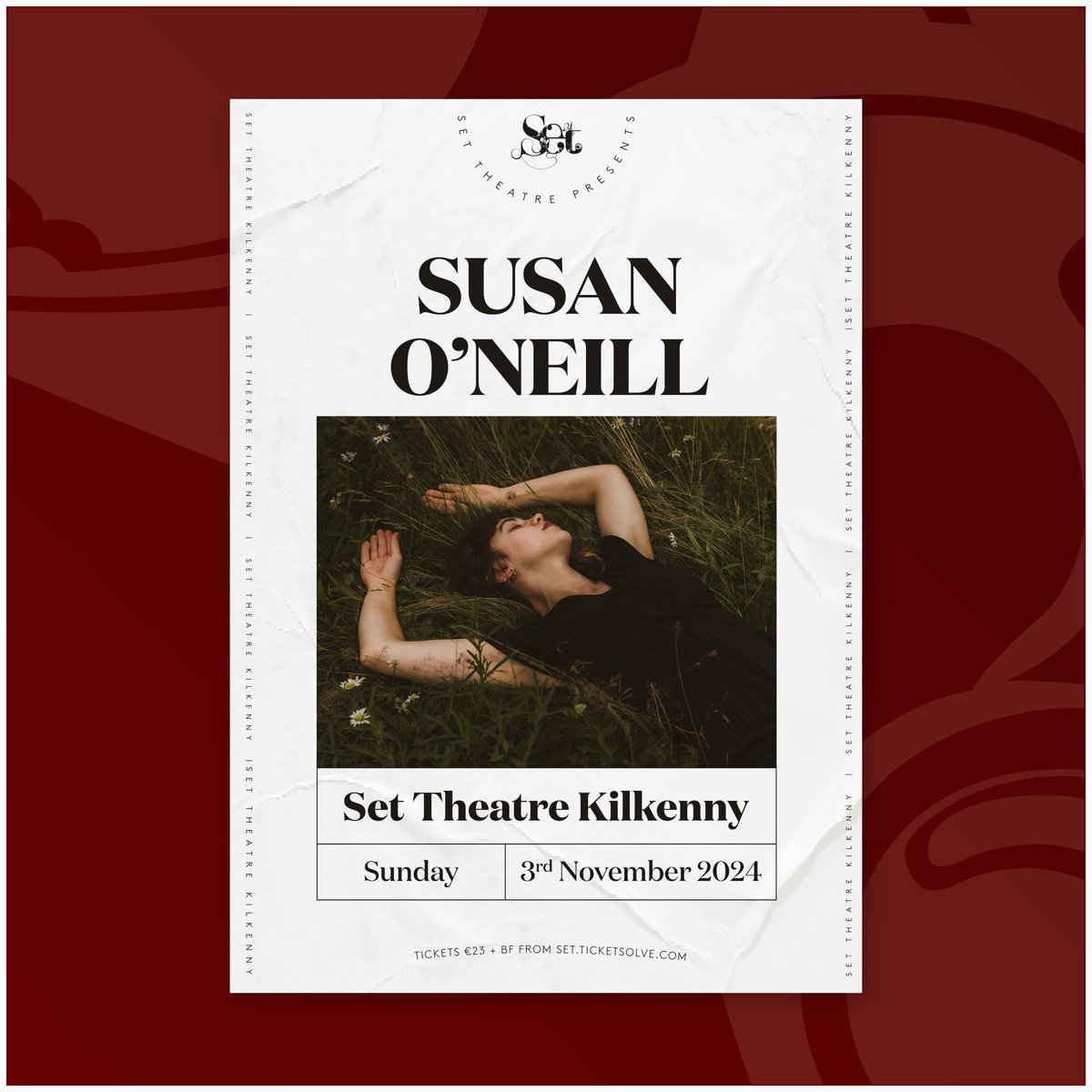 𝗦𝗛𝗢𝗪 𝗔𝗡𝗡𝗢𝗨𝗡𝗖𝗘𝗠𝗘𝗡𝗧 Susan O'Neill Sunday 3 November Set Theatre Kilkenny Tickets on sale Friday at 10am from set.ticketsolve.com Susan O'Neill is songwriter of hidden depths, with a timeless voice that is equal parts balm and blowtorch