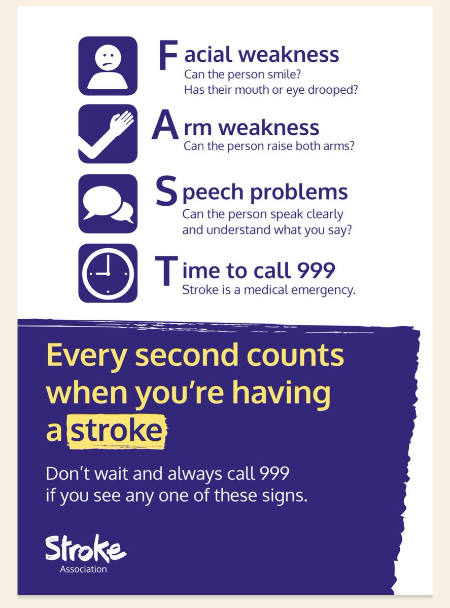 May is Stroke Awareness Month! 💜 Stroke changes lives in an instant, know how to recognise the signs and symptoms of stroke and ActFAST #strokeawareness @UHP_NHS @TheStrokeAssoc @UKStrokeForum @Derriford_Hosp #strokeawarenessmonth #makemaypurple