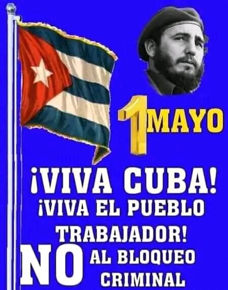 @DeZurdaTeam_ @CubaNoEsMiami @Ana_Hurtado86 @DiazCanelB @EVilluendasC @GHNordelo5 @GuerreroCubano2 @MiradasdeCuba @OrlenysOV @Vicente73977721 @AlejandraSuar3z 1ro de Mayo. Listos para la gran fiesta #PorCibaJuntosCreamos
#DeZurdaTeam