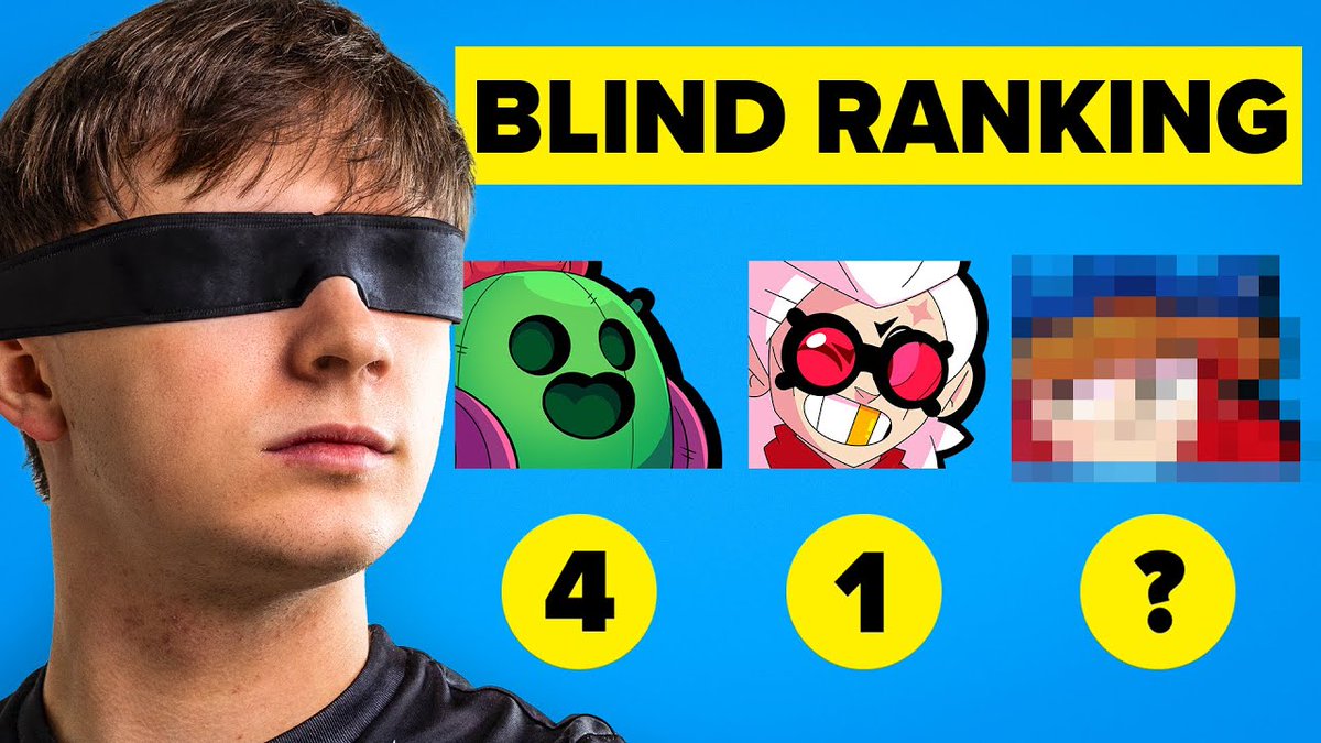 Blind ranking of brawlers, maps, players and more 🫣 Watch it here! youtu.be/YvCeipviGpA