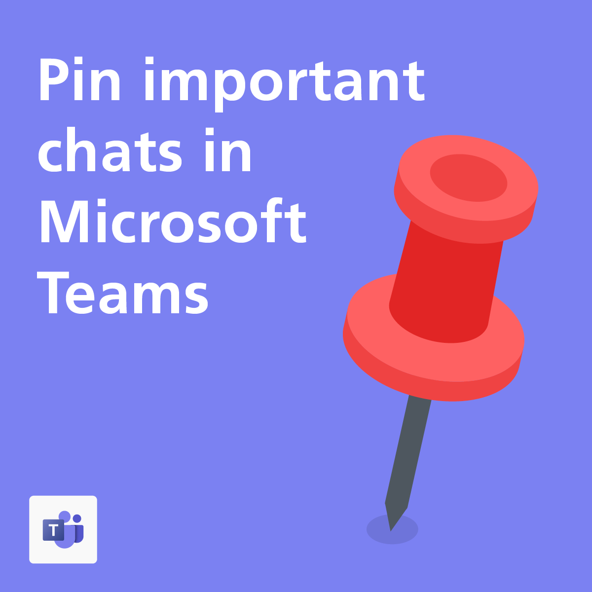 CM_365's tweet photo. ⁉️Did you know that you can use the 📌pin feature in #MicrosoftTeams to display important conversations and messages at the top of your💬chat feed??

🔍Discover more 'Hints and Tips' in our new look #Microsoft365KnowledgeHub at https://t.co/X6PumQDtLE https://t.co/YrwOMQSWuc