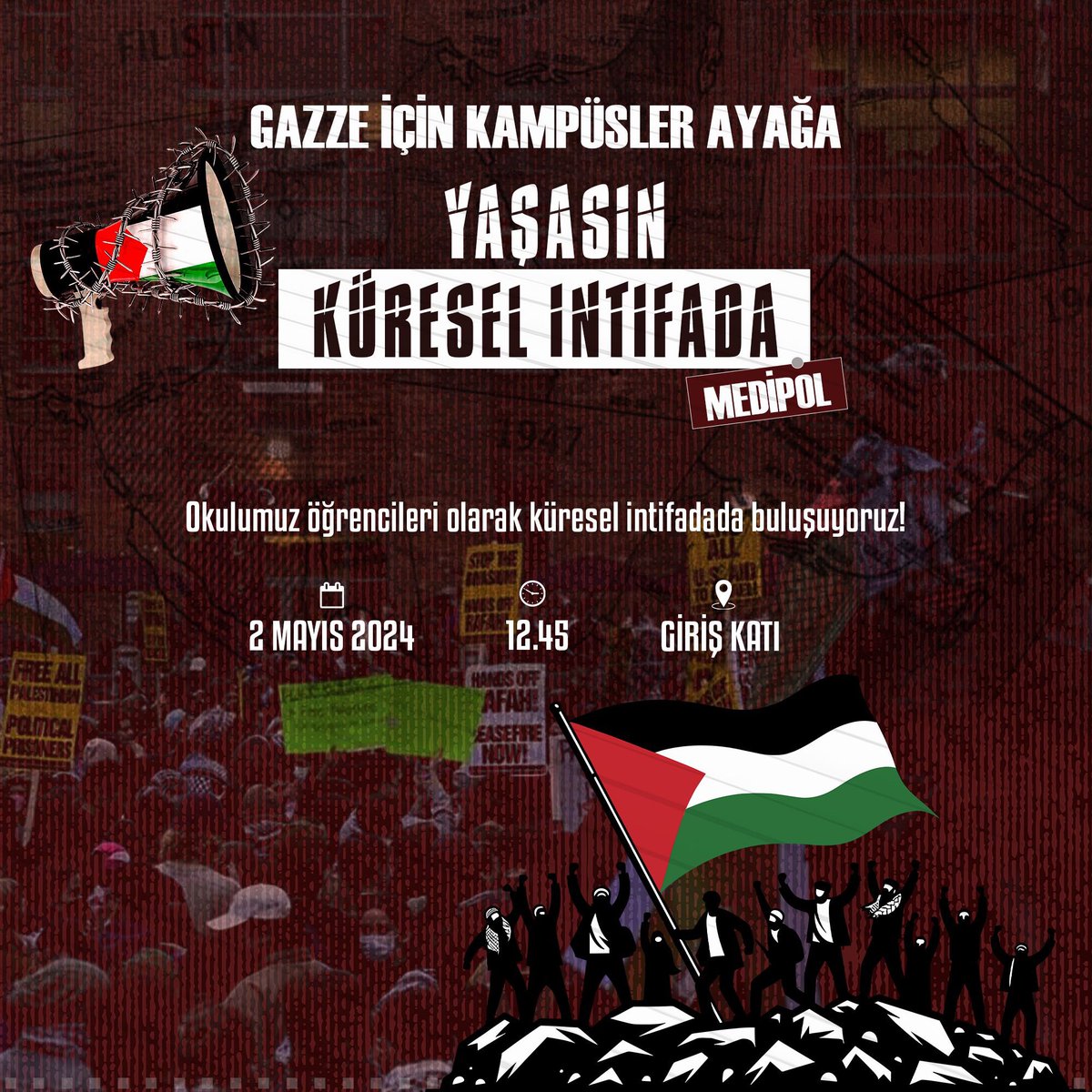 Selamunaleyküm arkadaşlar ✋🏼
Malumunuz çokça acılara şahitlik ettiğimiz, göz göre göre insanlığın ve “elimizle düzeltemediğimiz” bu zulümlerden mütevellit vicdanlarımızın sınavını verdiğimiz bir dönemden geçmekteyiz.