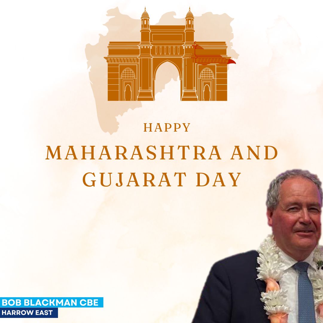 Happy Gujarat & Maharashtra Day to all those celebrating in Harrow and across the world! On this day in 1960, the state of Bombay was divided into Gujarat & Maharashtra
