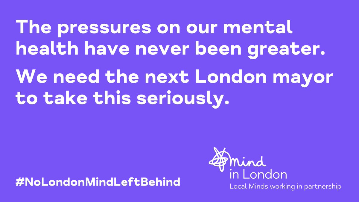 Sign our letter to the @MayorofLondon and help make the mental health of everyone in the capital a priority! Pressures on our mental health have never been greater so join us and add your name to our open letter to all candidates. #NoLondonMindLeftBehind campaigns.mind.org.uk/page/145879/pe…