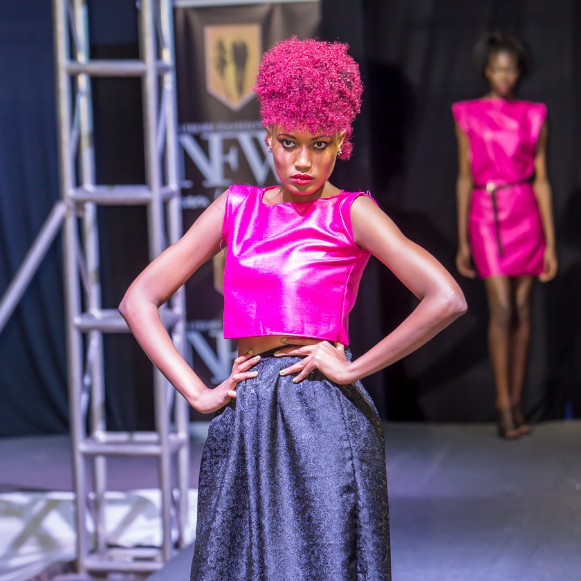 From the Nairobi Fashion Week archives. This vibrant ensemble from DYC Inc #TBT #2014Fashion #fashionthrowback #runwaymodel#runwayready #africanfashion #nairobifashion #fashionweek