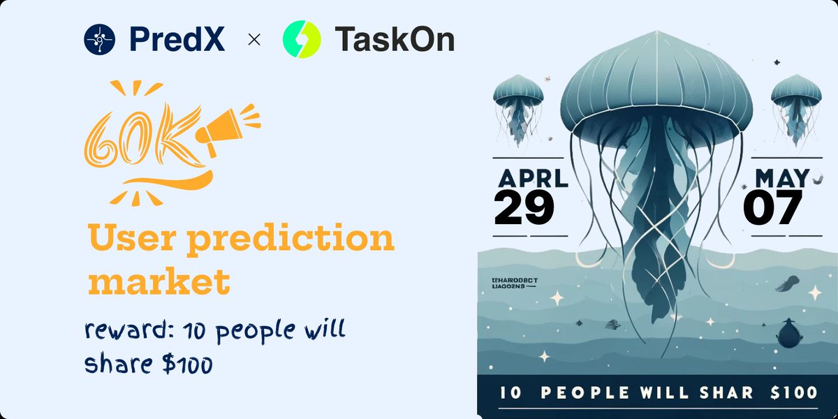 Pour célébrer le dépassement des 60 000 utilisateurs sur le testnet SEI V2, nous organisons un événement spécial sur Taskon ! 🎉 Rejoignez-nous maintenant : taskon.xyz/campaign/detai… Récompense : 10 personnes se partageront 100$ 🏆 #PredX #SEI #Giveaway #Taskon
