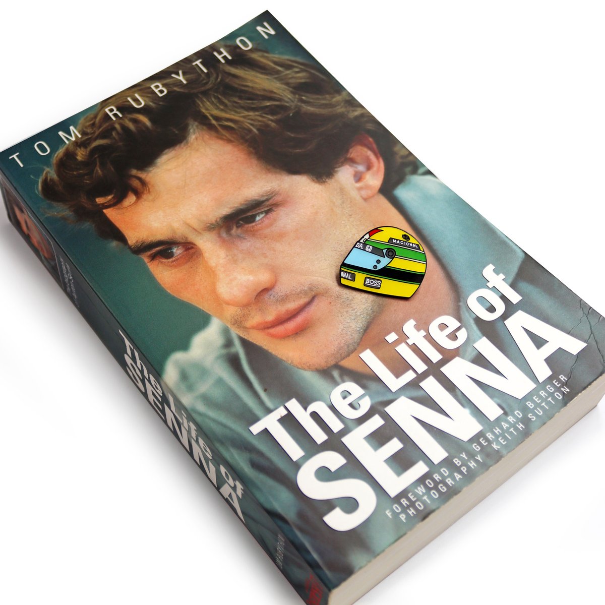 30 years since we lost the legendary F1 driver, Ayrton Senna. This is one of our favourite pin badges that's been made in his honour.