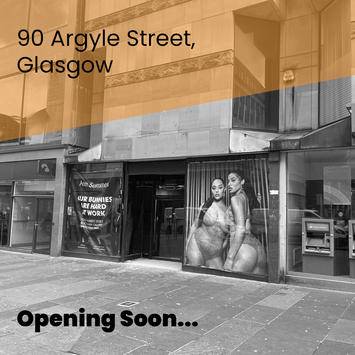 Good Vibes in Argyle St, Glasgow–<a href="/AnnSummers/">annsummers</a> Secures New Site. Acting on behalf of @schrodersglobal as Landlords, we are delighted to have secured Ann Summers on the basis of a new lease within the retail subjects identified as 90 Argyle St.
#newstore #comingsoon #propertyagents