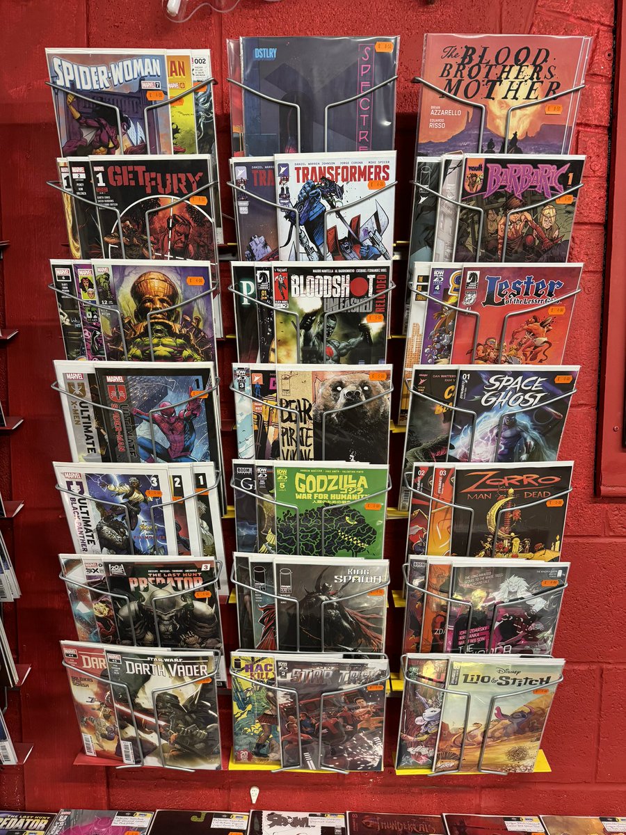 CoffeeHeroes1's tweet photo. Happy New Comic Book Day! Nightwing! Blood Hunt! Blood Brothers Mother! Harley Quinn! Get Fury! Barbaric! Space Ghost! Enfield Gang Massacre TP! And much more!

Pull lists are organised and ready for collection!

#comics #coffee #Belfast #NCBD #HappyNCBD https://t.co/qoP2ohxh8y