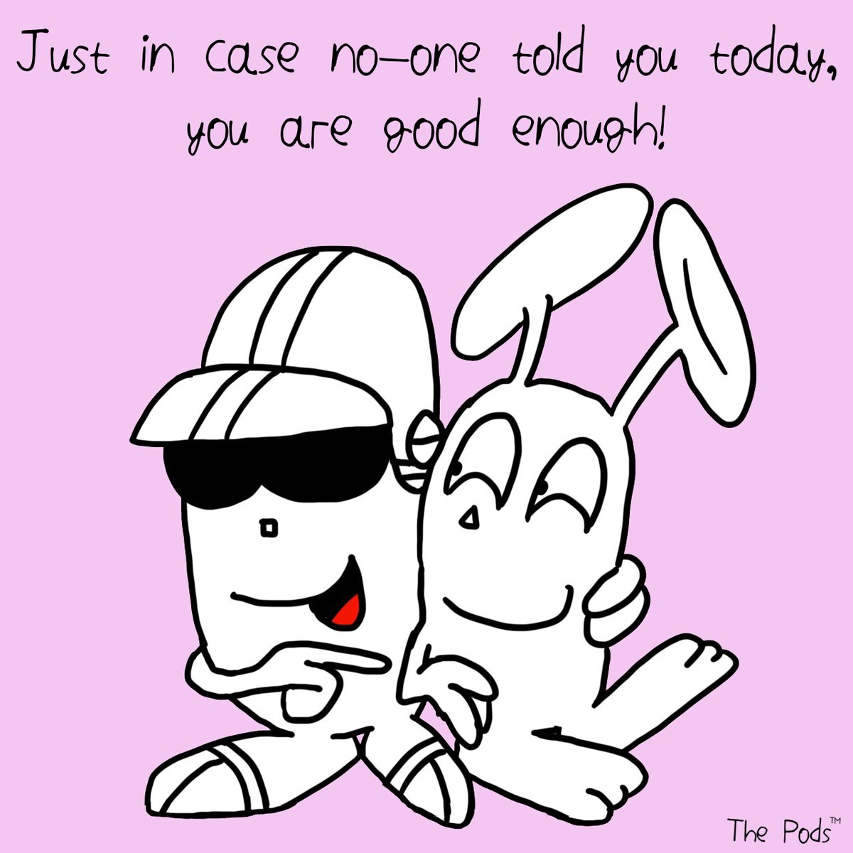 Yes you are!
#youcandoit #makeithappen #positive #positivity #positivevibes #beawesome #happyday #happydays #awesome #meetthepods #thepods #spypod #bunnypod #quote #quoteoftheday #quotes #motivationalquote #sparkle