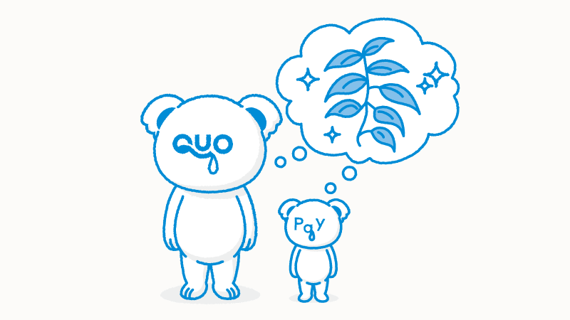 QUOcardPay's tweet photo. 今日はなんだか緑茶の気分🍵
（想像しているのはユーカリではなくお茶っ葉です）

／
今月は「ほぼ毎日」フォロー＆リポストで20名様に500円分のQUOカードPayが当たるキャンペーン！
＼

#緑茶の日
#5月1日対象投稿
#キャンペーン  #QUOカードPay https://t.co/dPU37XZiCc