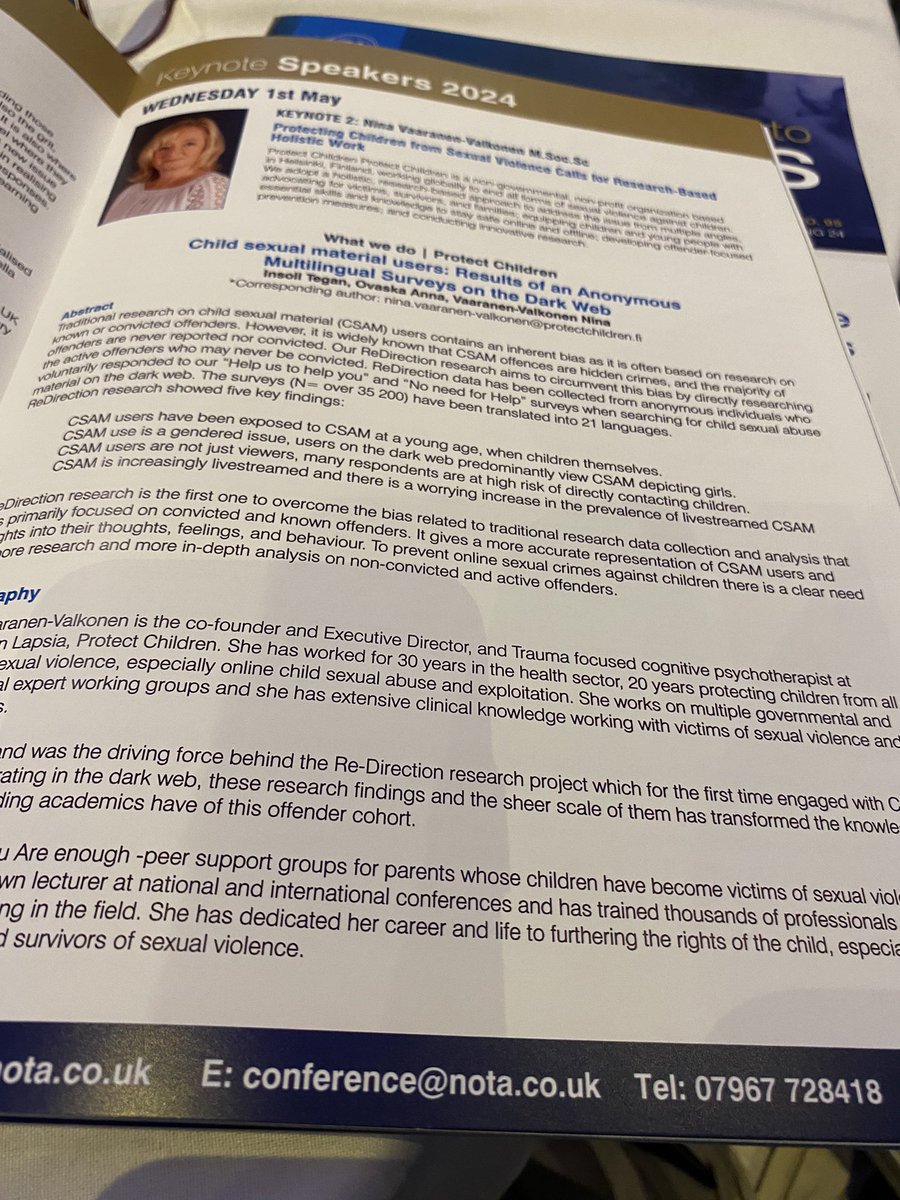 NinaVaaranen's tweet image. So exited to share our @SuojellaanLapsi #ProtectChildren latest research results 💚

#againstCSAM #OCSEA 
#ReDirection #YouAreEnough 
#crimeprevention