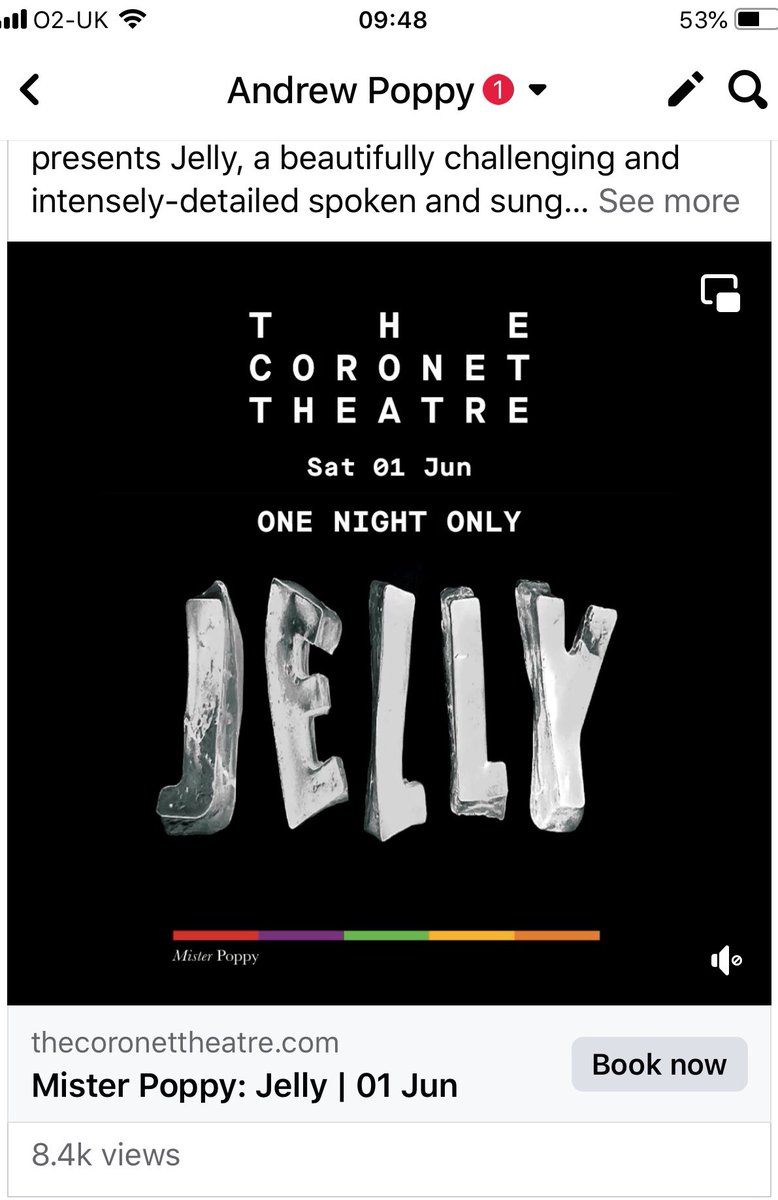 It’s a month away today...