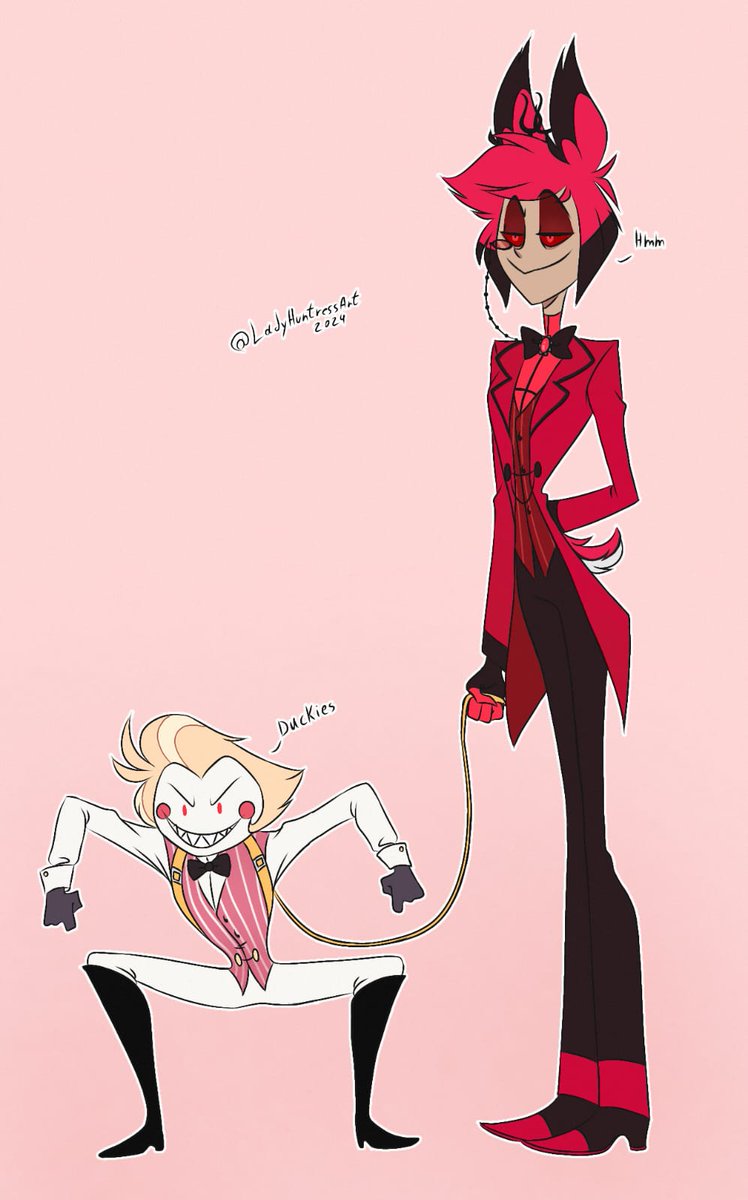 Alastor has to contain his husband to buy more ducks
#Alastor #HazbinHotelLucifer #HazbinHotelAlastor #Hazbinhotel #LuciferxAlastor #LuciferMorningstar #radioapple #appleradio #alastorxlucifer #theradiodemon