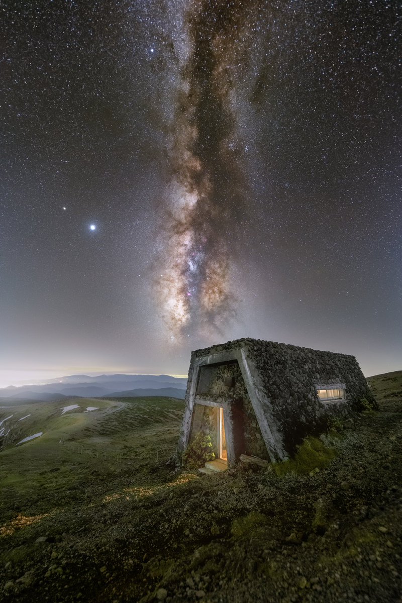 蔵王山の避難小屋から見た忘れられない絶景