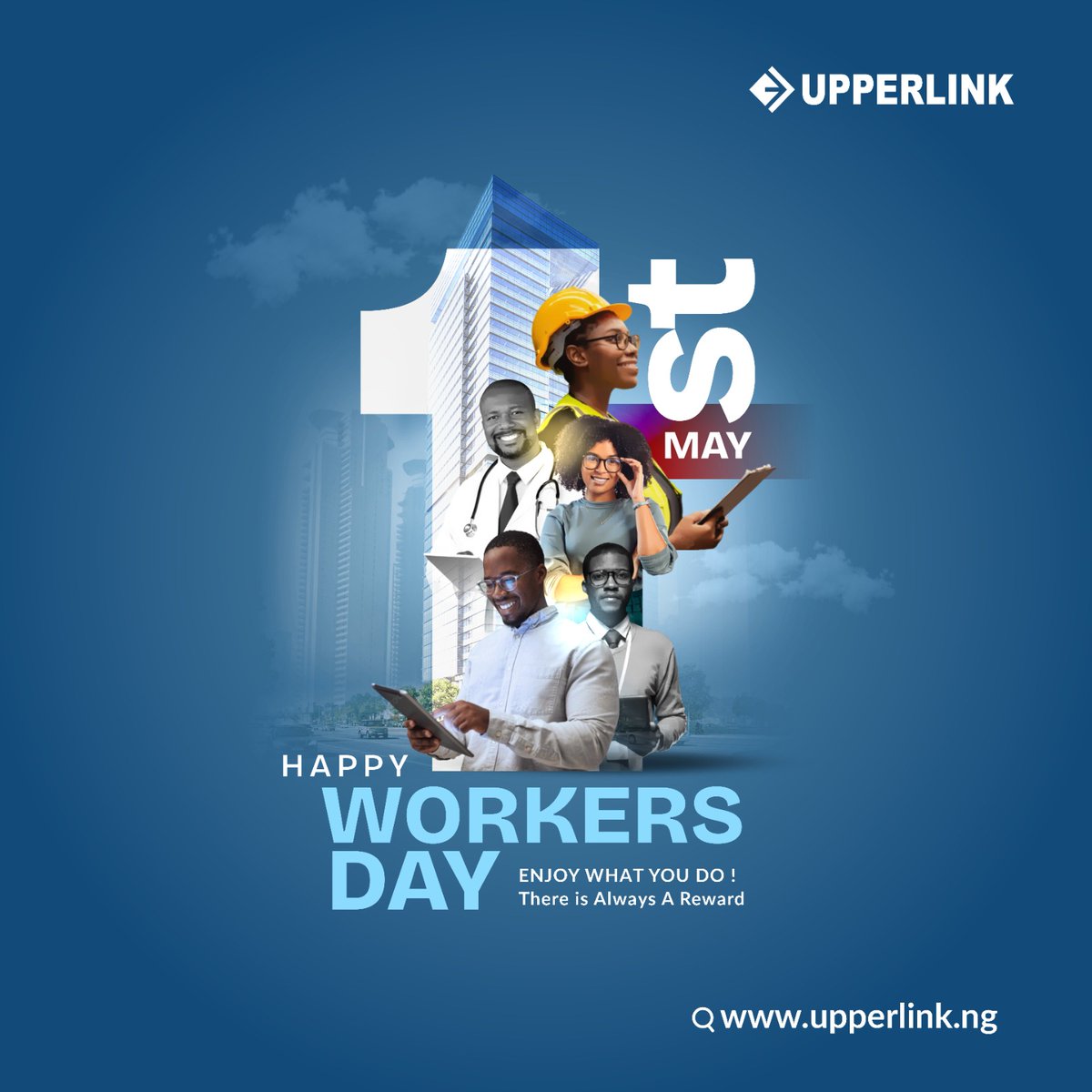 Saluting the dedicated team at Upperlink Limited this Workers' Day! Your hard work fuels our success and innovation. Here's to you! 🚀🎉 
 #workersday #upperlink #upperlinklimited #exploremore #explore #domainregistration #webhostingcompany