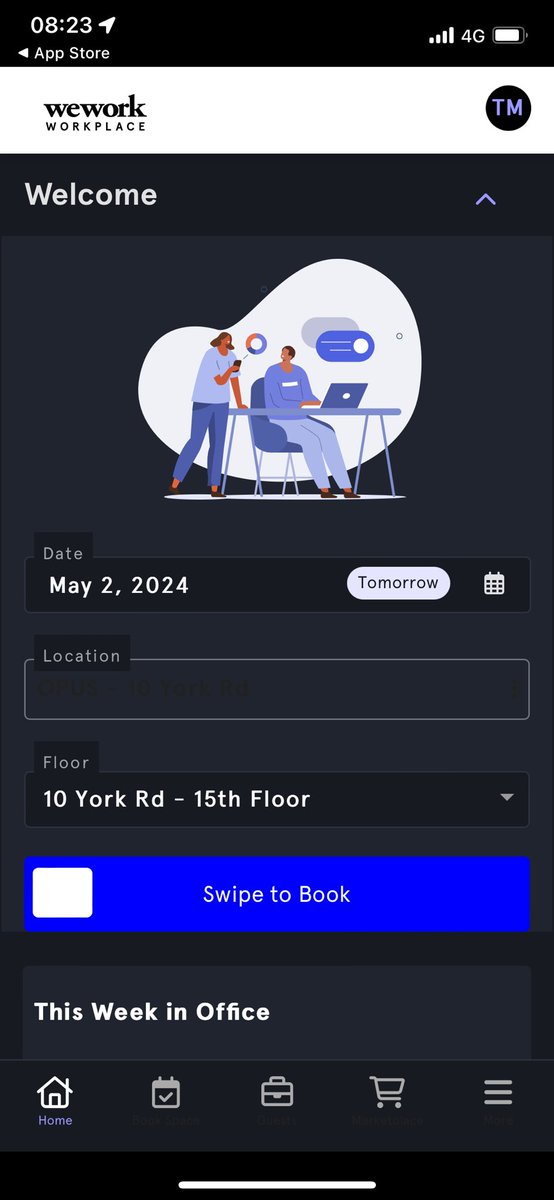 What’s your excuse to just ship. This is the latest version of @WeWork app